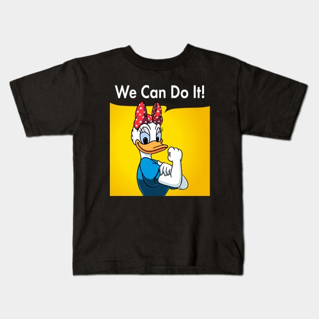 We can do it! Kids T-Shirt by zemluke